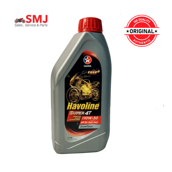 Havoline Super 4T 10w30 100% Original Mineral Engine Oil