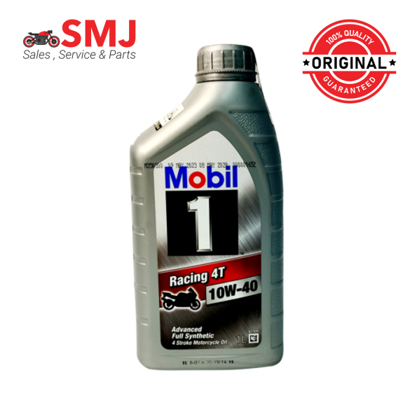 Mobil 1 Racing 4T 10W-40 – Best for High RPM Motorcycle Engines